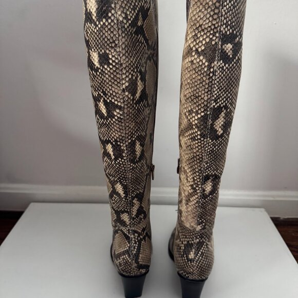 Dolce Vita Beige Textured Boots - Picture 3 of 9